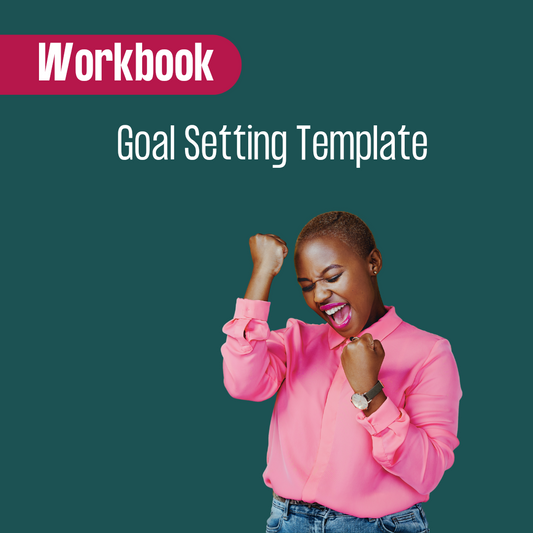 Goal setting template for small businesses on social media + editable Canva link